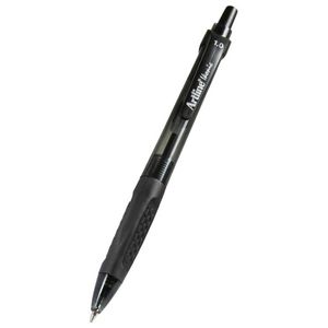 Artline Retractable Medium Pen (Box of 12) (Black)