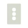 DETA Antique White S-line 3 Gang Switch Cover Plate