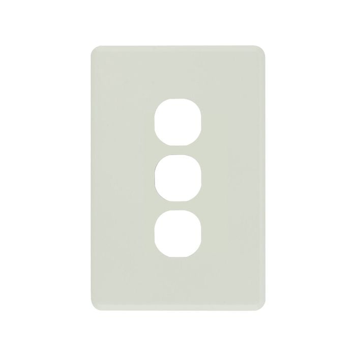 DETA Antique White S-line 3 Gang Switch Cover Plate