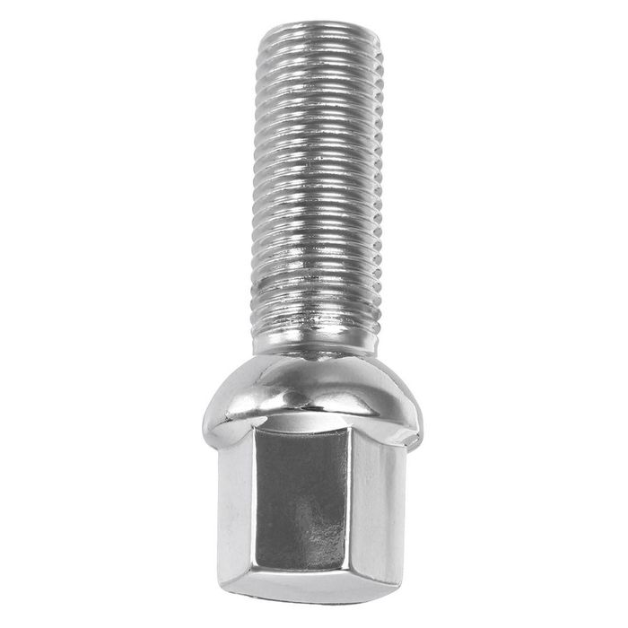 PriceDumb 35mm M14x1.5 Car Thread Silver Wheel Tire Screw Radius Lug Nut Bolt For Audi