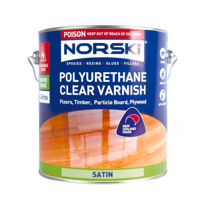 Norski 4L Satin Polyurethane Varnish