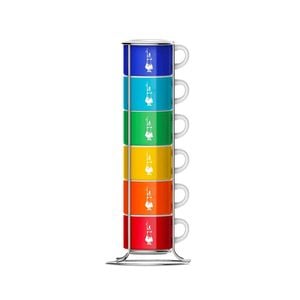 Bialetti Colourful Stackable Cups - Set Of 6