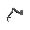 Gas Spring Single Screen Monitor Arm for 17-32" Displays Screen Holder VESA Mount in Matte Black - Monitor Arm