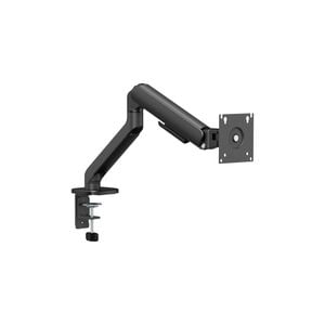 Gas Spring Single Screen Monitor Arm for 17-32" Displays Screen Holder VESA Mount in Matte Black - Monitor Arm