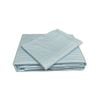 CottonMore  Bamboo Cotton Striped Doona Duvet Quilt Cover Set Blue - Queen