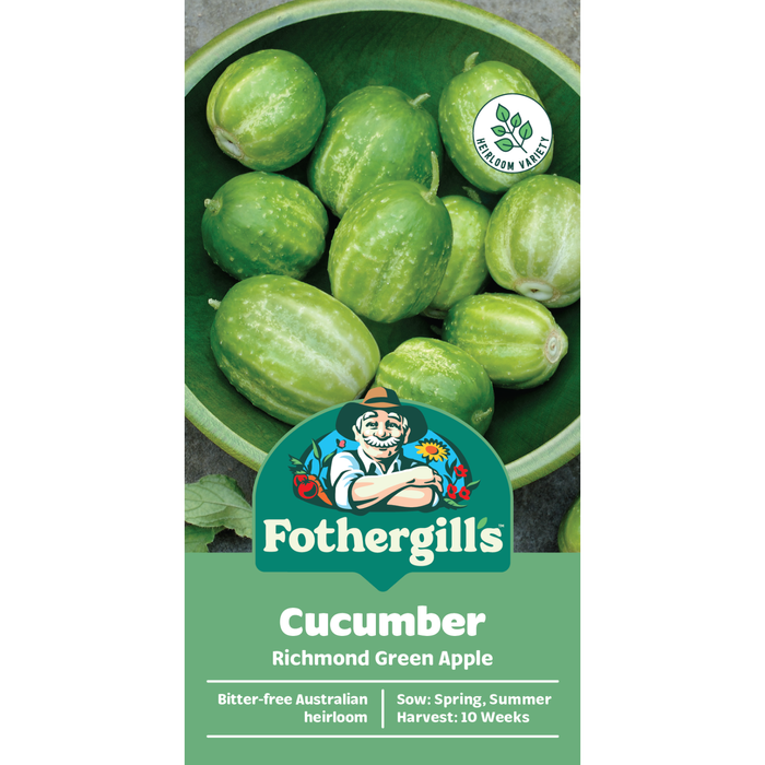 Fothergill's Richmond Green Apple Cucumber Vegetable Seeds