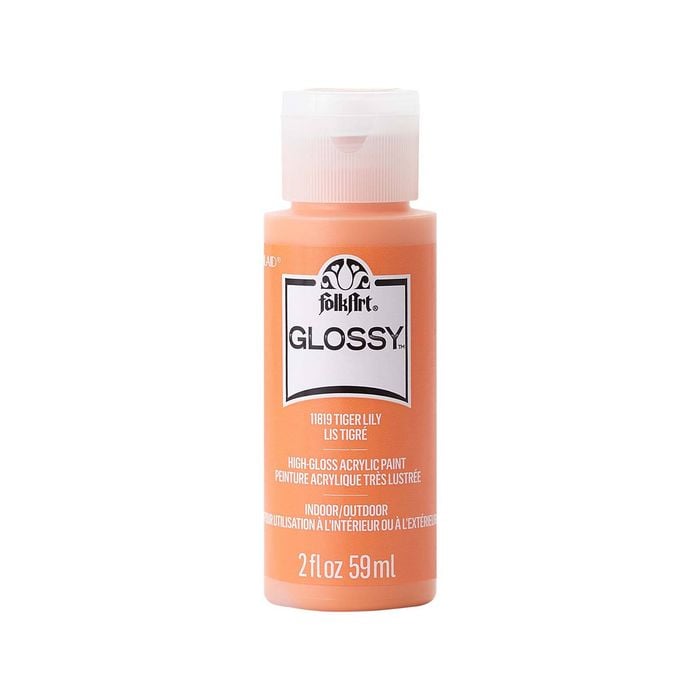 Folkart 59ml Tiger Lily Glossy Acrylic Paint