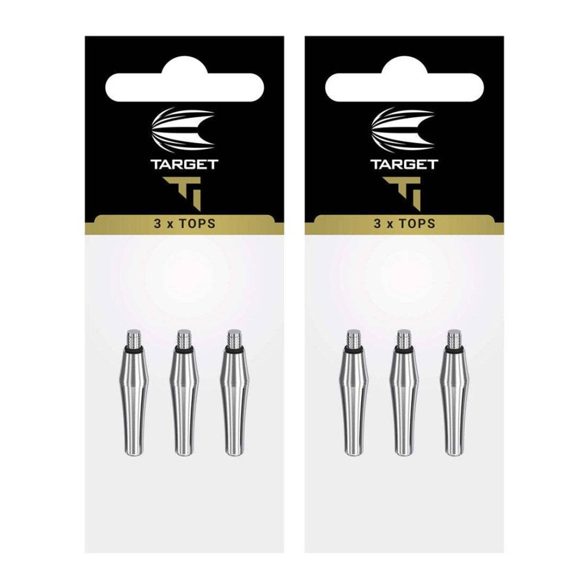 6pc Target Titanium Pro Spare Top Dart Shaft Replacement Accessory Set ...