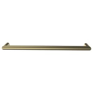 Arlec 15W Brush Brass Single Bar Heated Towel Rail