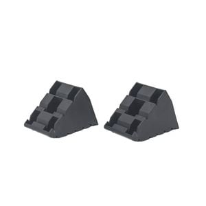 Pair of Chocks for Black Caravan Levelling Ramps, Chock for Fiamma Level Up Pro