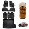 Floor Mats Boot Liner Set for BMW X2 U10 2023-Onwards Car Trunk Cargo Kick Back Seat Cover