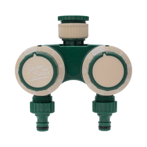 Garden Basics 2 Hour Mechanical Twin Tap Timer
