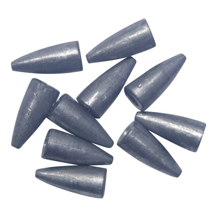 Swimerz 1/2oz Bullet Sinker, Lead 10 Pack