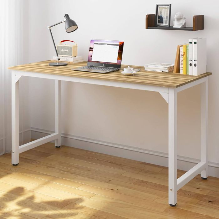 Advwin 120cm Computer Desk Home Office Table Wooden Workstation