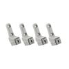 Ikonic White Sliding Window Lock - 4 Pack