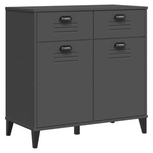 vidaXL Sideboard Storage Cabinet Cupboard VIKEN Anthracite Grey