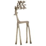Ladelle Prancer Aluminium Reindeer Decoration 32x18x6cm Gold