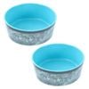 2PK Paws & Claws 500ml Tuff Stuff Pet Bowl Assorted
