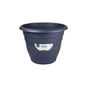 Northcote Pottery 200mm Graphite Villa Round Plastic Pot