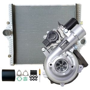 Upgrade Billet Turbo Charger With 24mm Intercooler & Hose For Toyota Landcruiser Prado Kdj120 / Kdj150 2005-2015