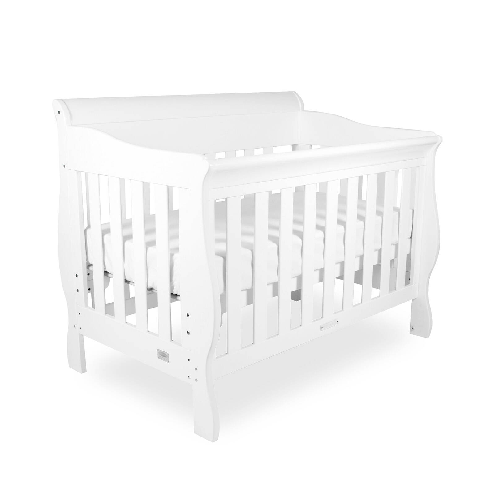 Babyhood Amani Sleigh Cot (White)