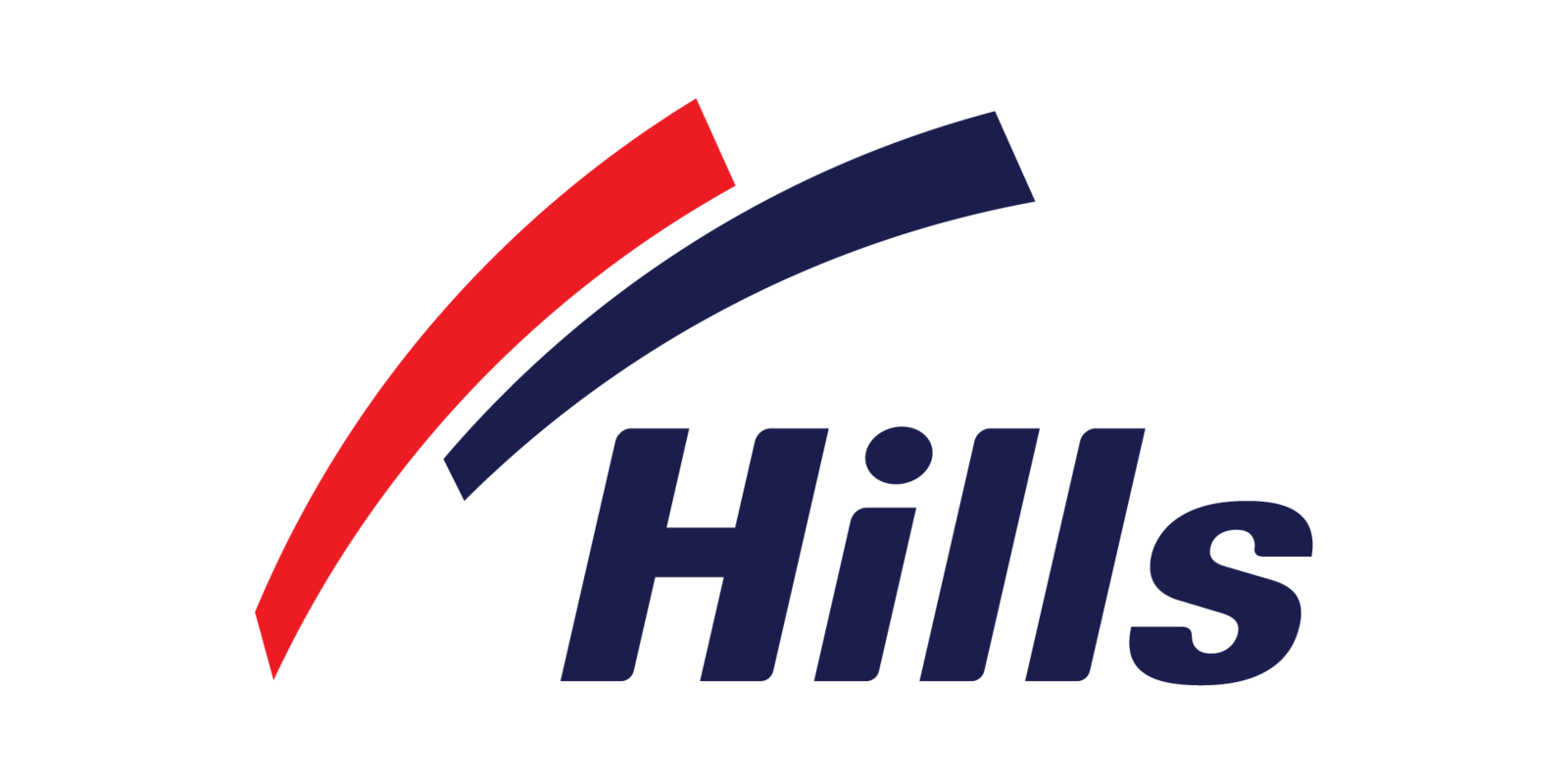 Red and Blue Hills logo.