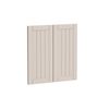 Kaboodle 600mm Cannellini Country Rangehood Doors - 2 Pack