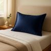 Royal Comfort Pure Silk Pillowcase 100% Mulberry Hypoallergenic Navy Standard
