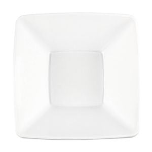 12x 2pc Partyware Square Reusable Bowl Set Tableware/serveware 275mm White