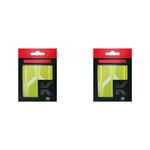 6pc Target K-Flex No 6 Dart Flight & Shaft Intermediate 26mm - Neon Yellow