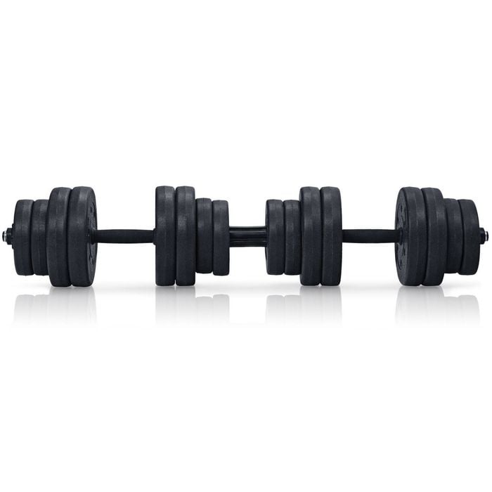 Costway 30KG Adjustable Dumbbell Weight Training Exercise Set