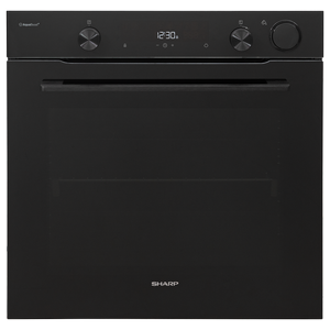 Sharp 60cm Black Multifunction Built-In Oven With Steam