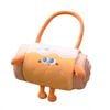 Catzon 100x170cm Rolling Blanket Hand Carry Soft Cute For Kids Sleeping Bag Parties-orange