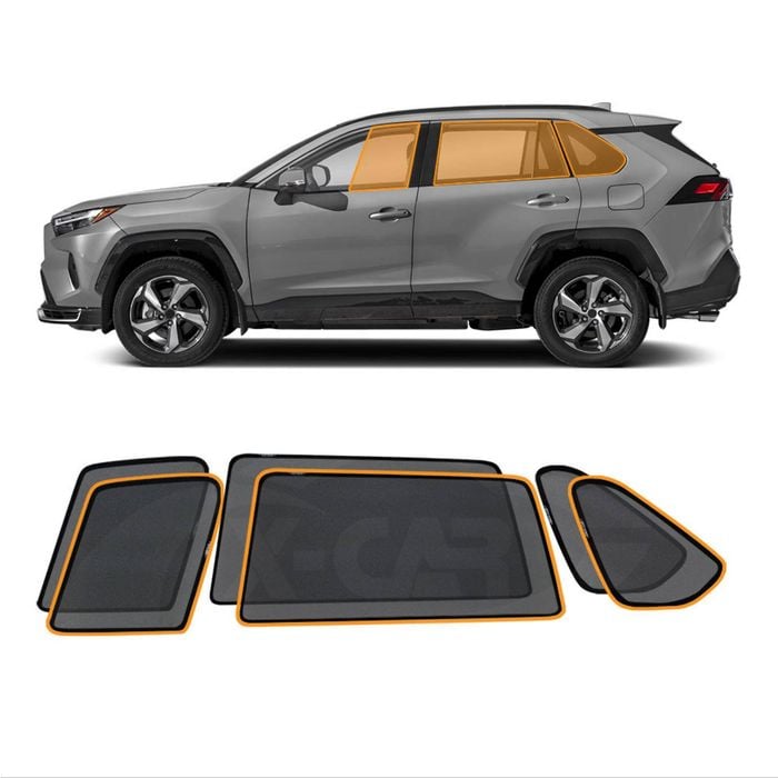 Car Window Sun Shade for Toyota RAV4 Rav 4 XA50 2019-2025 Sun Blind Mesh Rear Side