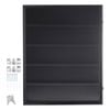 VEVOR 617x775x55mm 35 Graded Sports Card Display Case Black with 98% UV PC Glass