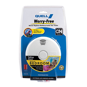 Quell Worry-Free Bedroom Talking Voice Photoelectric Alarm