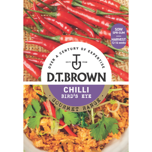 D.T. Brown Gourmet Bird's Eye Chilli Seeds