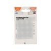 Taskmaster 15mm White Self Adhesive Screw Caps - 50 Pack