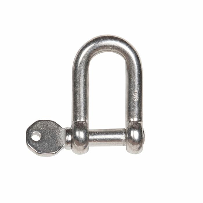Taskmaster 10mm Stainless Steel D Shackle Cap Pin
