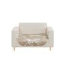 SOGA One-Seater Beige Horse Print 90x90cm Throw Blanket Sofa Cover