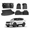 Boot Liner Back Seat Protector Floor Mat for Kia Seltos 2019-2022 Car Trunk Seats Kick Mats Cover