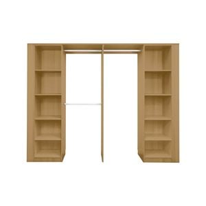 Lugna 2100 - 2400mm Sand Pack 5 Opening Built in Wardrobe Package