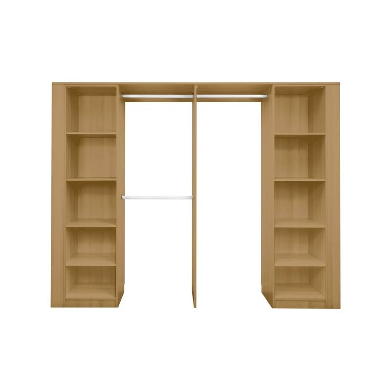 Lugna 2100 - 2400mm Sand Pack 5 Opening Built in Wardrobe Package