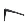 Carinya 240 x 190mm Black Heavy Duty Cast Aluminium Angle Bracket