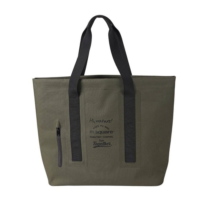 M SQUARE Waterproof Beach Tote Bag – Durable and Sandproof Travel Shoulder Bag for Beach Trips