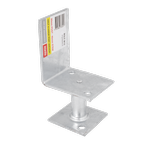 Pryda 65mm M10 Half Stirrup Post Anchor