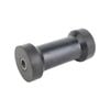 Sunrise Rubber Roller Keel Roller 6" 17mm Bore Black - Brr207