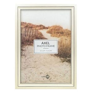 Unigift Axel Glass Home Decor Picture Photo Frame A4 21x29.7cm Ivory/Black