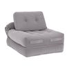 Artiss 1 Seater Corduroy Convertible Sofa Bed Pull Out Boneless Couch Grey