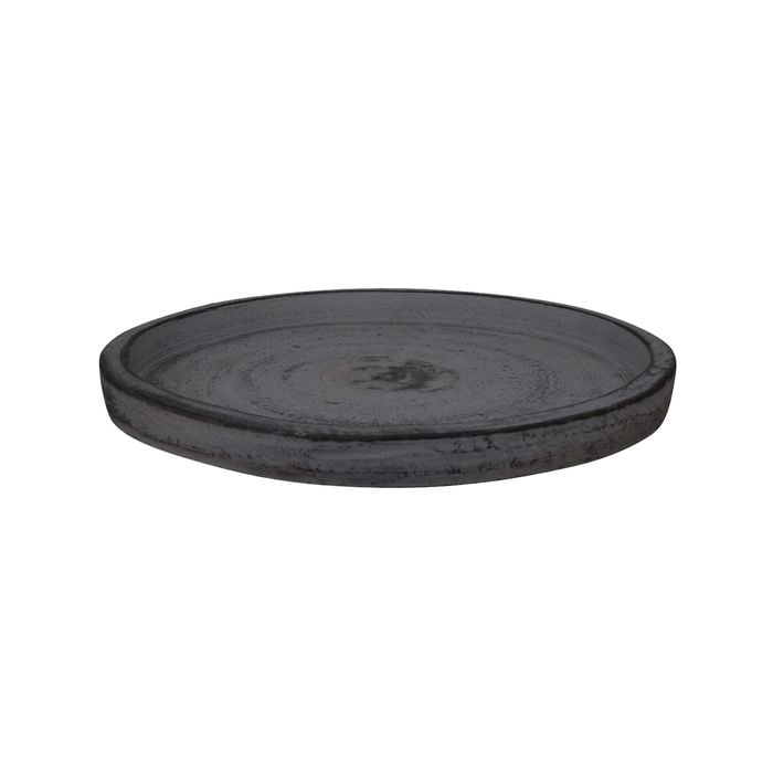 Northcote Pottery 20cm Charcoal Café Saucer